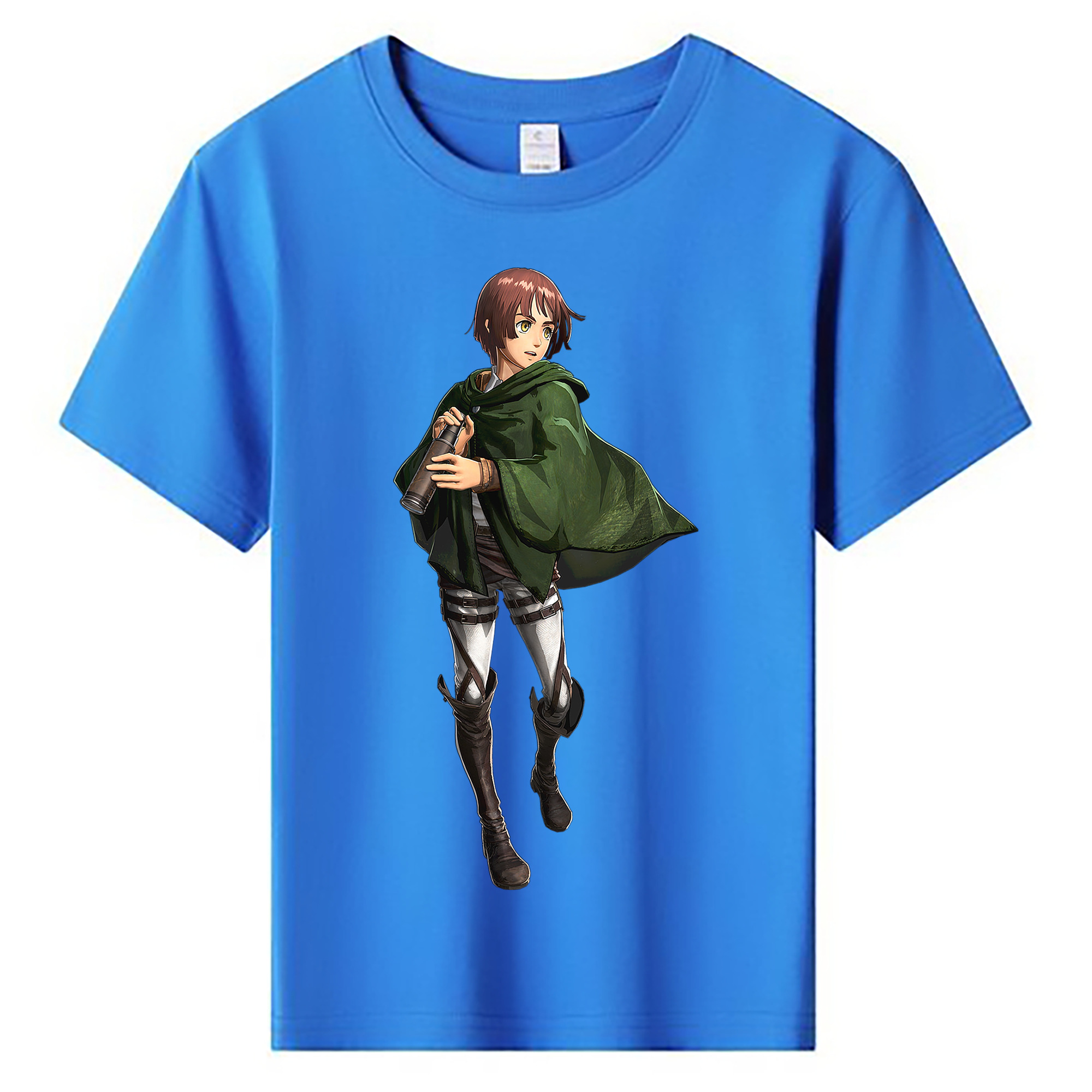 （画像用） 進撃の巨人 Attack on Titan 綿100％キッズTシャツ（フロントプリント）